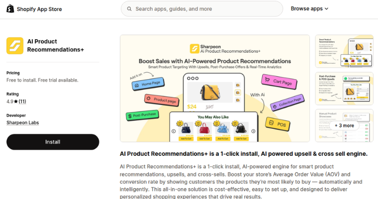 ai-product-recommendations-plus-shopify