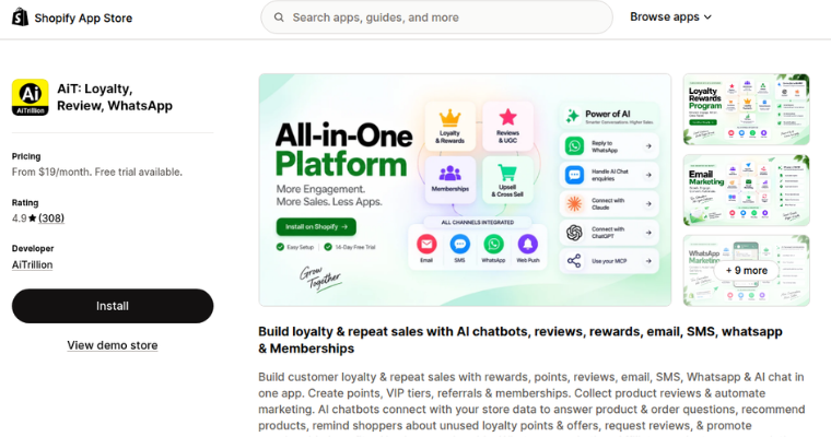 aitrillion-shopify-ai-recommendation-app