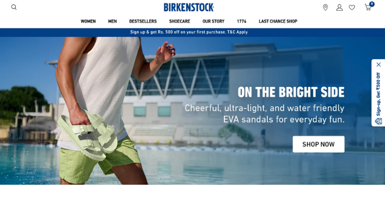 birkenstock-signup-discount-announcement-bar