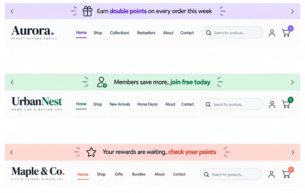 double-points-loyalty-announcement-bar-for-Shopify