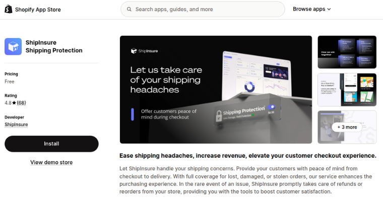 shipinsure-shipping-protection-shopify-app