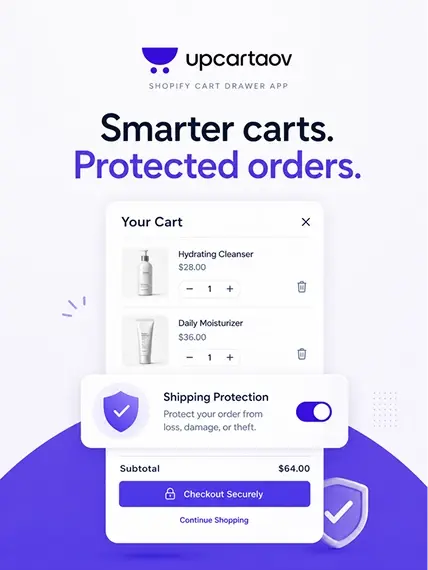 shipping protection cart drawer