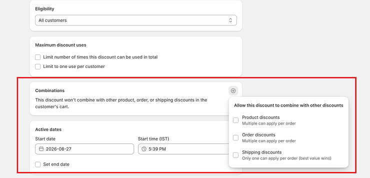 shopify-discount-combinations-settings