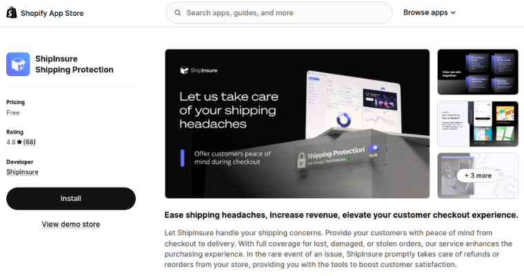 vol-shipping-protection-upsell-shopify-app