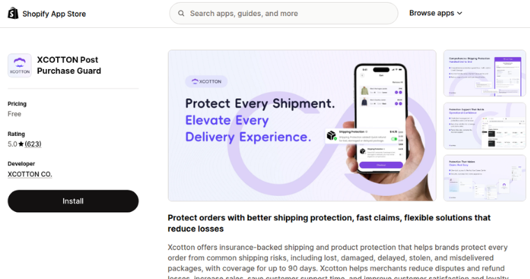 xcotton-post-purchase-guard-shopify-app